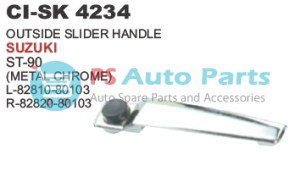 OUTSIDE SLIDER HANDEL SUZUKI ST 90 (METAL CHROME)