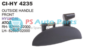 OUTSIDE DOOR HANDLE FRONT HYUNDAI ATOZ