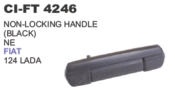 NON LOCKING HANDLE (BLACK) NE FIAT 124 LADA