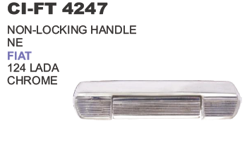 NON LOCKING HANDLE NE FIAT 124 LADA CHROME