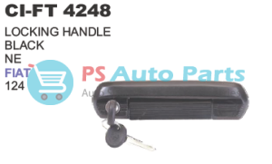 LOCKING HANDLE BLACK NE FIAT 124