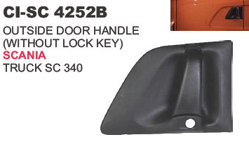OUTSIDE HANDLE W/OUT LOCK & KEY SCANIA