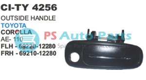 FRONT OUTSIDE HANDLE TOYOTA COROLLA AE 110