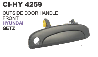 OUTSIDE DOOR HANDLE FRONT GETZ