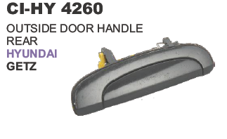 OUTSIDE DOOR HANDLE REAR GETZ