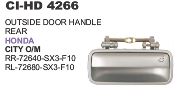 OUTSIDE DOOR HANDLE REAR HONDA CITY O/M