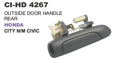 OUTSIDE DOOR HANDLE REAR HONDA CITY N/M CIVIC