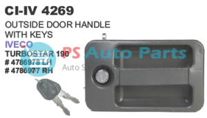 OUTSIDE DOOR HANDLE WITH KEYS IVECO TURBOSTAR
