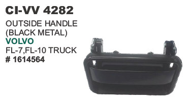 OUT SIDE HANDLE (BLACK METEL ) VOLVO