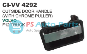OUTSIDE DOOR HANDLE (WITH CHROME PULLER) F 12