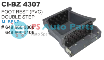 FOOT REST BENZ DOUBLE STEP (PVC)