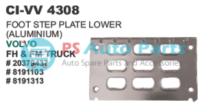 FOOT REST PLATE ALUMINIUM VOLVO FH TRUCK