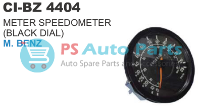 SPEEDOMETER BLACK DIAL BENZ TRUCK