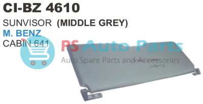 SUNVISOR (MIDDLE GREY) BENZ CABIN 641