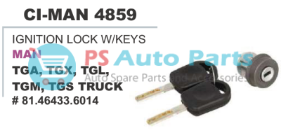 "IGNITION LOCK W/KEYS MAN TGA,TGX.TGL,TGM,TGS,TRUCK"