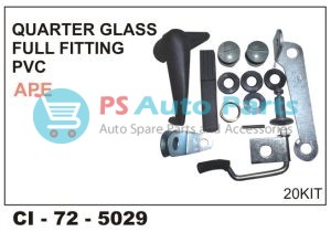 QUARTER GLASS FULL FITTING PVC APE