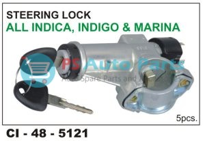 "STEERING LOCK INDICA, GO, MARINA (TATAPASSENGER)"