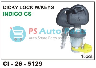 DICKY LOCK W/KEY INDIGO-CS (TATAPASSENGER)