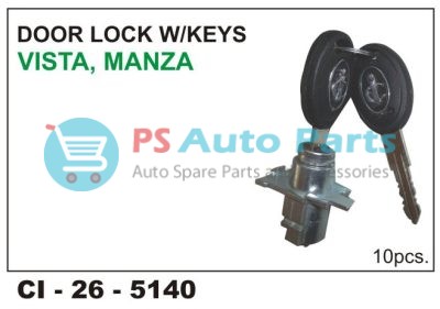 "DOOR LOCK W/KEY VISTA, MANZA, SUPER ACE (TATAPASSENGER)"