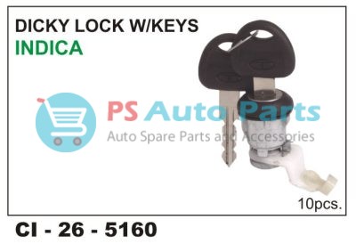 DICKY LOCK W/KEY INDICA (TATAPASSENGER)