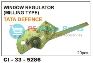 WINDOW REGULATOR ASSY DEFENCE TATA.(MILLING)