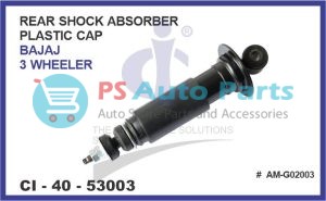 REAR SHOCK ABSORBER (PLASTIC CAP) BAJAJ 3 WHEELAR