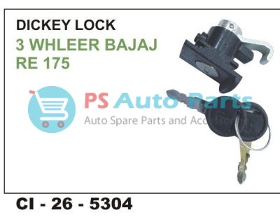 DICKY LOCK BAJAJ 3-WHEELER RE175