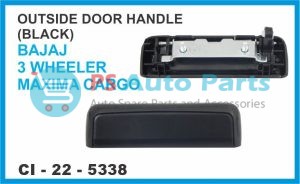 OUTSIDE DOOR HANDLE (BLACK) MAXIMA CARGO 3 WHEELER