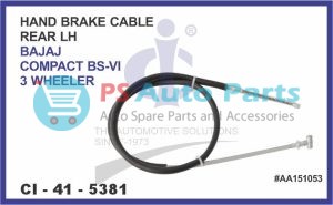 5381.jpeg HAND BRAKE CABLE REAR LH BAJAJ COMPACT BS-6 (3 WHEELER)