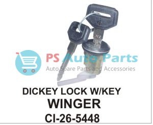 DICKY LOCK W/KEY WINGER (TATALCV)