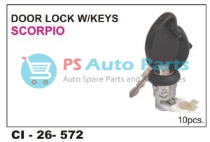 DOOR LOCK W/KEY SCORPIO