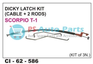 DICKY LATCH ROD KIT SCORPIO