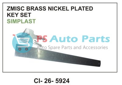 ZMISC BRASS NICKLE Set of 2 KEY