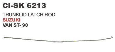 TRUNKLID LATCH ROD SOZUKI VAN ST 90