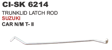 TRUNNKLID LATCH ROD SUZUKI CAR N/M T 11