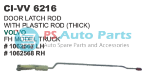 DOOR LATCH ROD WITH PLASTIC ROD THICK VOLVO TRUCK