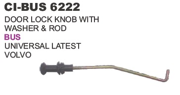 DOOR LOCK KNOB WITH WASHER & ROD VOLVO