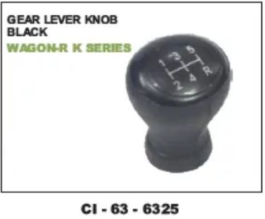 6325.jpg GEAR LEVER KNOB BLACK WAGON-R K-SERIES