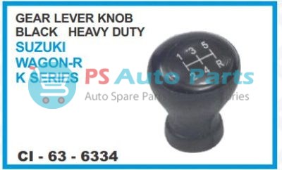 6334.jpeg GEAR LEVER KNOB BLACK (HEAVY DUTY) SUZUKI WAGON-R K SERIES