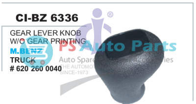 6336.png GEAR LEVER KNOB W/O GEAR PRINTING MBENZ TRUCK
