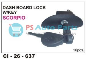 GLOVE BOX LOCK W/KEY SCORPIO