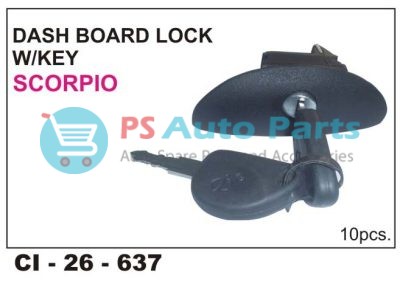 GLOVE BOX LOCK W/KEY SCORPIO