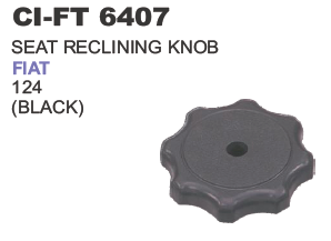 SEAT RECLINING KNOB FIAT 124 (BLACK)