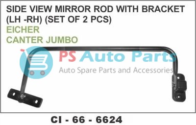 6624.jpg "SIDE MIRROR ROD WITH BRACKET LH-RH EICHER, CANTER, JUMBO "
