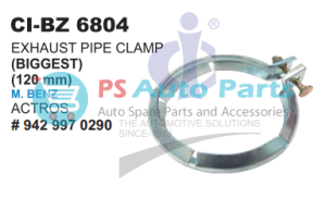 EXHAUST PIPE CLAM 120MM ACTROS UNIVERSAL TYPE