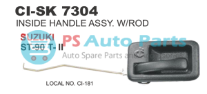 INSIDE HANDLE ASSY.W/ROD SUZUKI CAR N/M