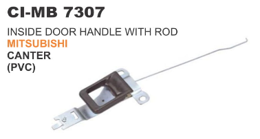 INSIDE DOOR HANDLE WITH ROD CANTER (PVC)