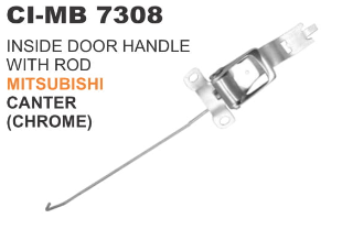 INSIDE DOOR HANDLE WITH ROD CANTER (METAL)