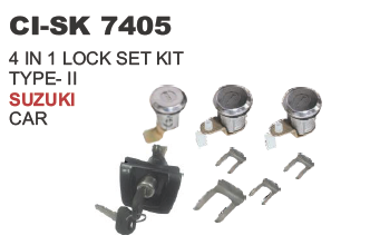 4 IN 1 LOCK SET KIT TYPE 11 SUZUKI CAR