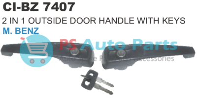OUTSIDE DOOR HANDLE (2 IN 1) WITH KEYS